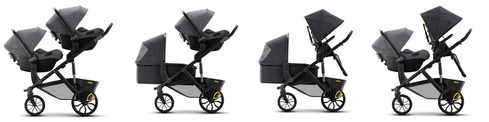 switchback &roll configurations double with infant